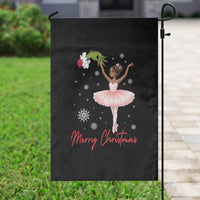 Black Nutcracker Ballet Garden Flag Merry Christmas - Wonder Print Shop