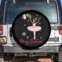 Black Nutcracker Ballet Spare Tire Cover Merry Christmas - Wonder Print Shop