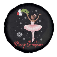 Black Nutcracker Ballet Spare Tire Cover Merry Christmas - Wonder Print Shop