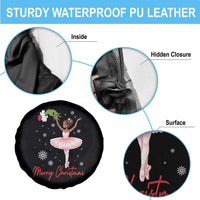 Black Nutcracker Ballet Spare Tire Cover Merry Christmas - Wonder Print Shop