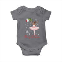 Black Nutcracker Ballet Baby Onesie Merry Christmas - Wonder Print Shop
