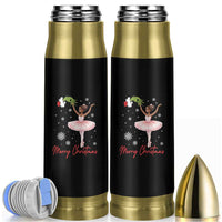 Black Nutcracker Ballet Bullet Tumbler Merry Christmas - Wonder Print Shop