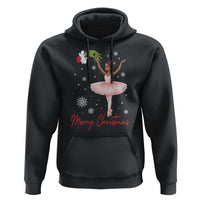 Black Nutcracker Ballet Hoodie Merry Christmas - Wonder Print Shop