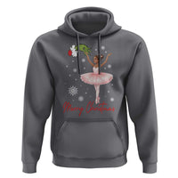 Black Nutcracker Ballet Hoodie Merry Christmas - Wonder Print Shop