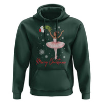 Black Nutcracker Ballet Hoodie Merry Christmas - Wonder Print Shop
