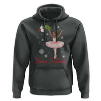 Black Nutcracker Ballet Hoodie Merry Christmas - Wonder Print Shop
