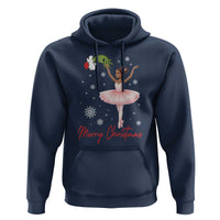 Black Nutcracker Ballet Hoodie Merry Christmas - Wonder Print Shop