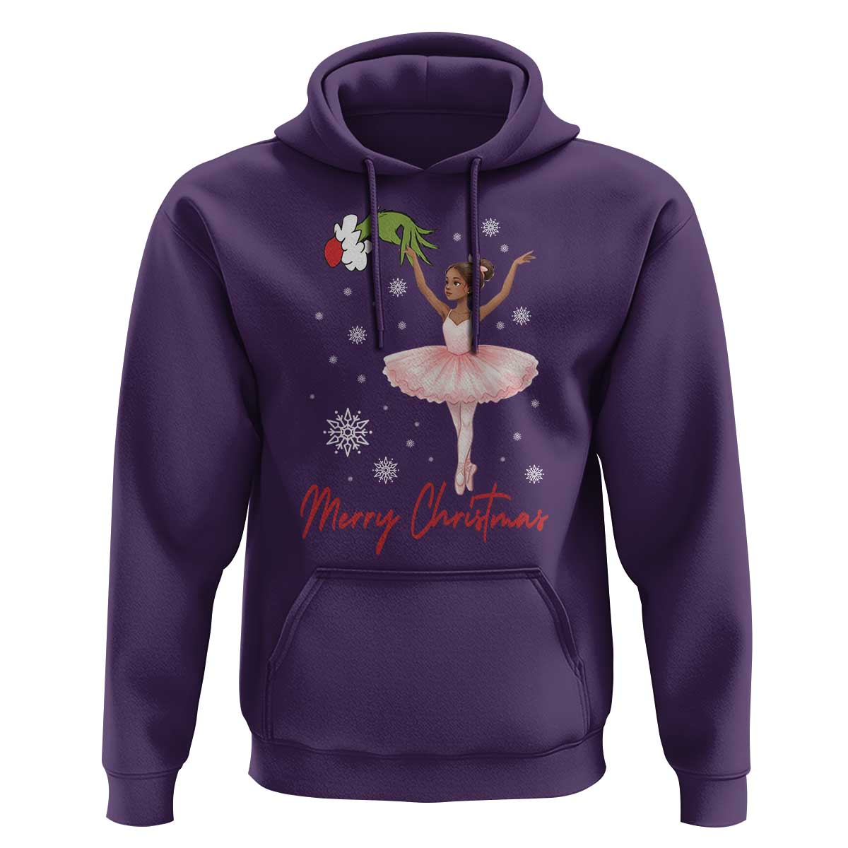 Black Nutcracker Ballet Hoodie Merry Christmas - Wonder Print Shop
