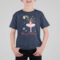 Black Nutcracker Ballet T Shirt For Kid Merry Christmas - Wonder Print Shop