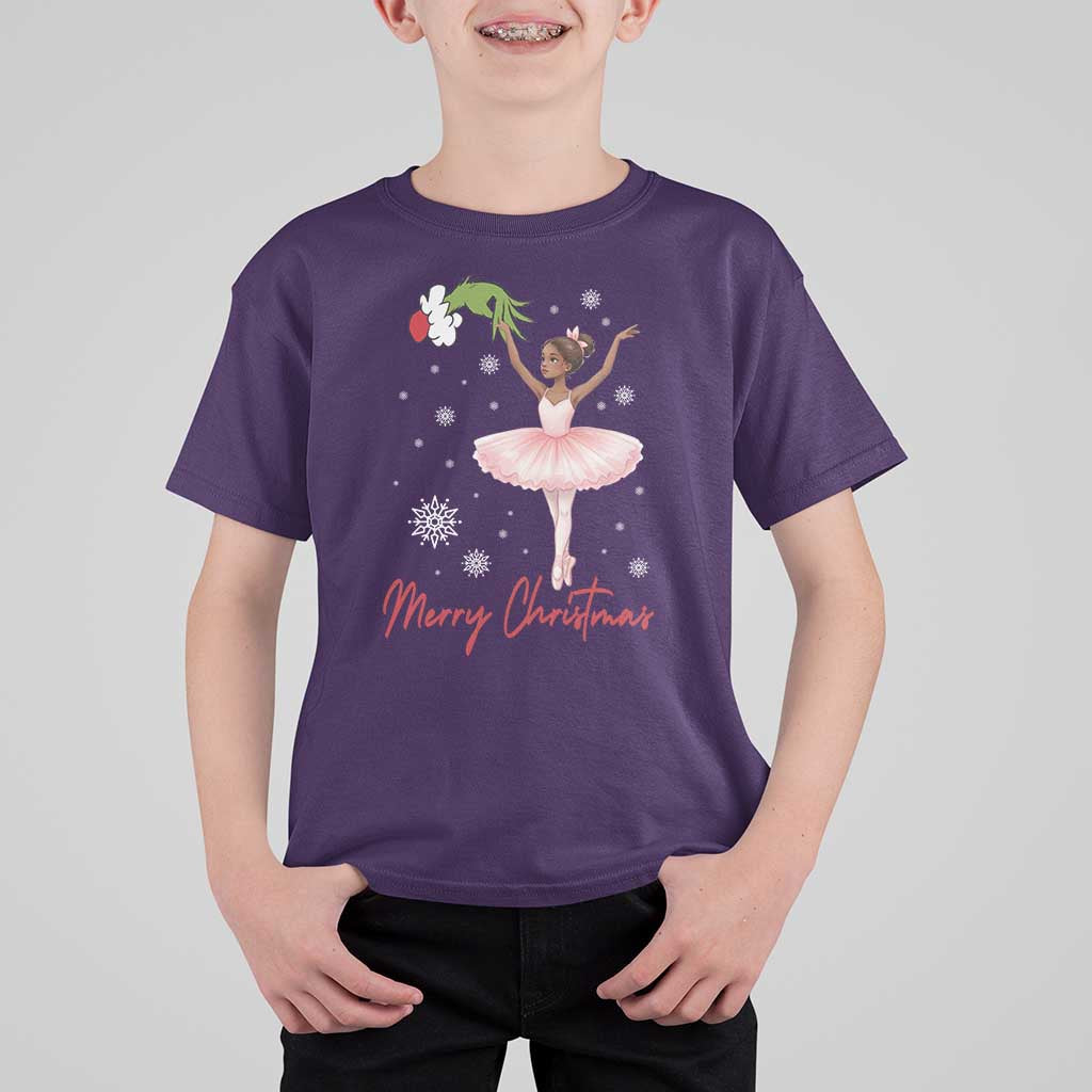 Black Nutcracker Ballet T Shirt For Kid Merry Christmas - Wonder Print Shop