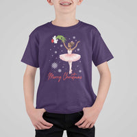Black Nutcracker Ballet T Shirt For Kid Merry Christmas - Wonder Print Shop