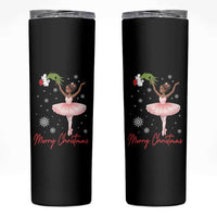 Black Nutcracker Ballet Skinny Tumbler Merry Christmas - Wonder Print Shop