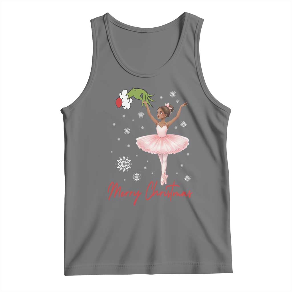 Black Nutcracker Ballet Tank Top Merry Christmas - Wonder Print Shop