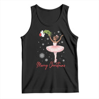 Black Nutcracker Ballet Tank Top Merry Christmas - Wonder Print Shop