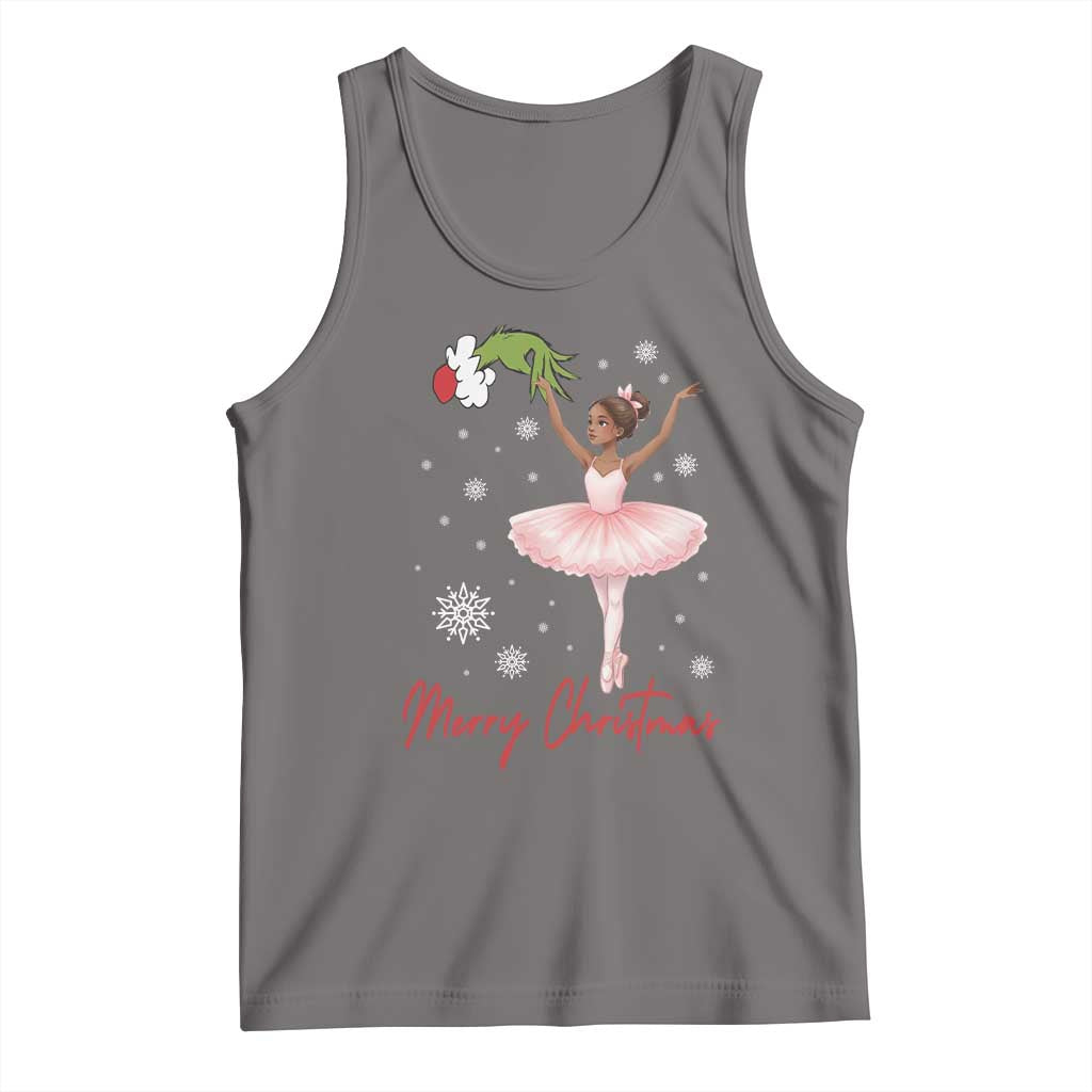 Black Nutcracker Ballet Tank Top Merry Christmas - Wonder Print Shop