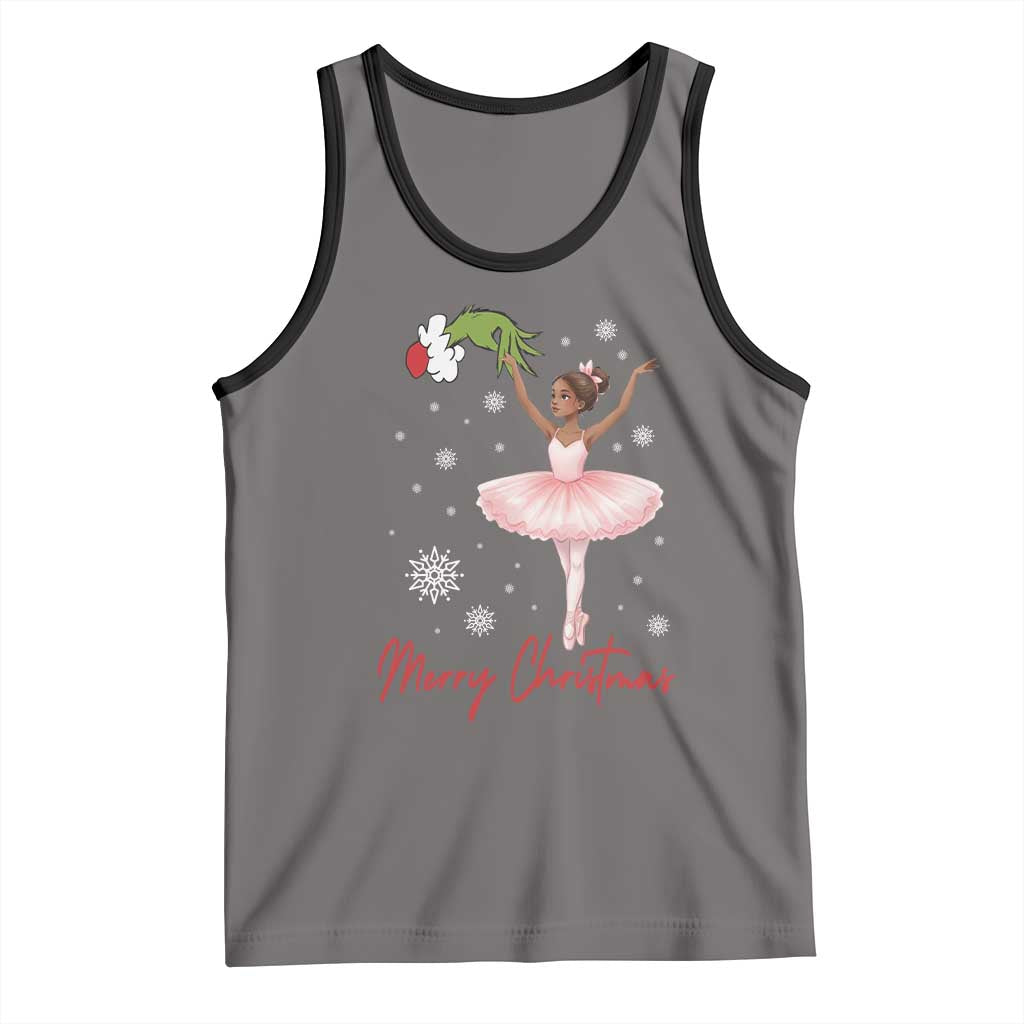 Black Nutcracker Ballet Tank Top Merry Christmas - Wonder Print Shop