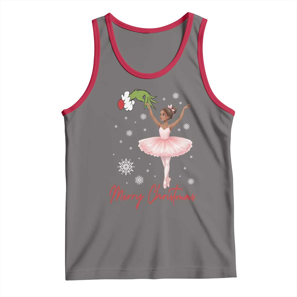 Black Nutcracker Ballet Tank Top Merry Christmas - Wonder Print Shop