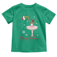 Black Nutcracker Ballet Toddler T Shirt Merry Christmas - Wonder Print Shop