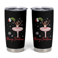 Black Nutcracker Ballet Tumbler Cup Merry Christmas - Wonder Print Shop