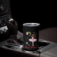 Black Nutcracker Ballet Tumbler Cup Merry Christmas - Wonder Print Shop