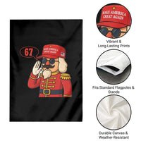 67 Six Seven Christmas Meme Garden Flag Funny Nutcracker Make Xmas Great Again - Wonder Print Shop