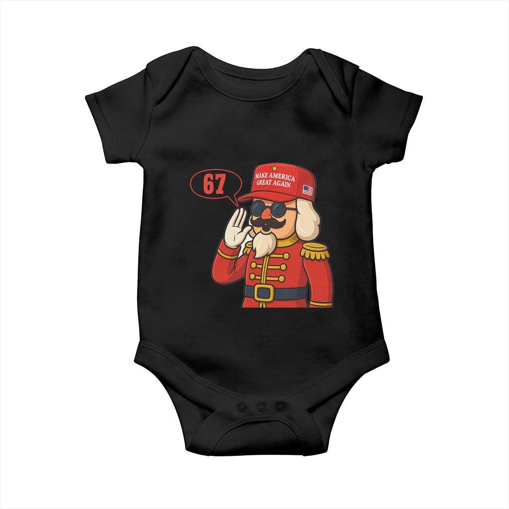67 Six Seven Christmas Meme Baby Onesie Funny Nutcracker Make Xmas Great Again - Wonder Print Shop