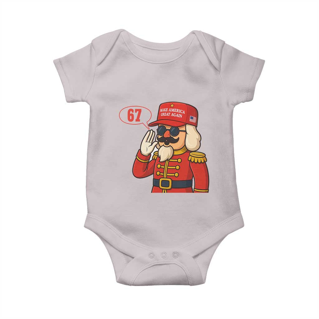 67 Six Seven Christmas Meme Baby Onesie Funny Nutcracker Make Xmas Great Again - Wonder Print Shop