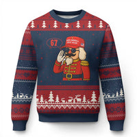 67 Six Seven Xmas Meme Ugly Christmas Sweater Funny Nutcracker Make Xmas Great Again - Wonder Print Shop