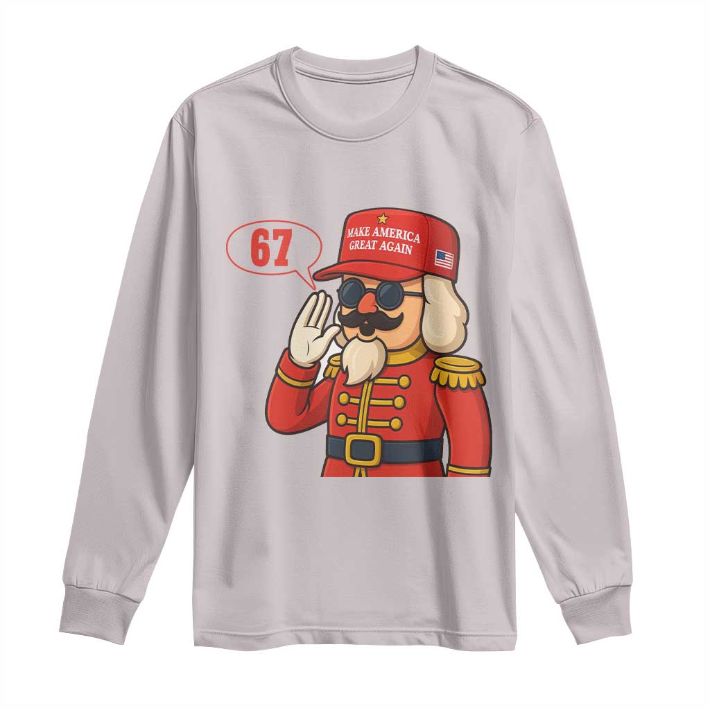 67 Six Seven Christmas Meme Long Sleeve Shirt Funny Nutcracker Make Xmas Great Again - Wonder Print Shop