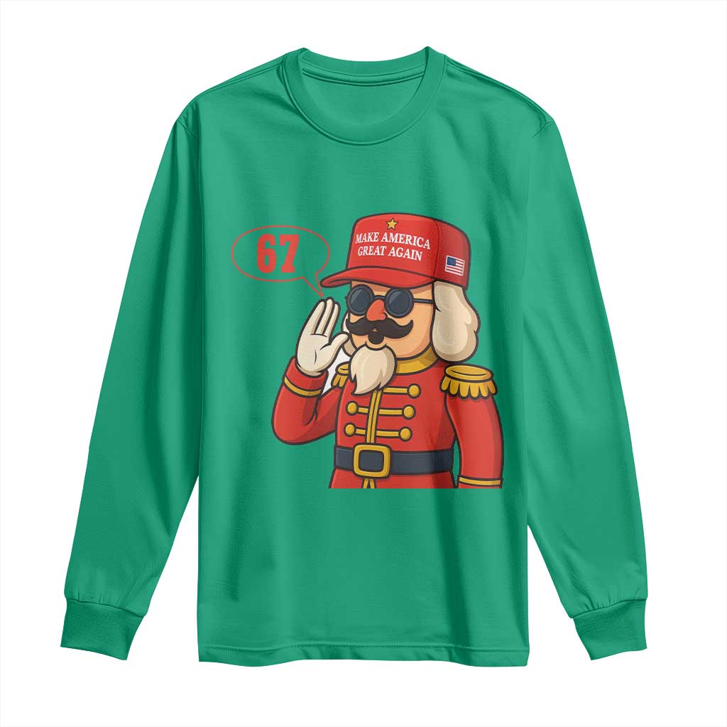 67 Six Seven Christmas Meme Long Sleeve Shirt Funny Nutcracker Make Xmas Great Again - Wonder Print Shop