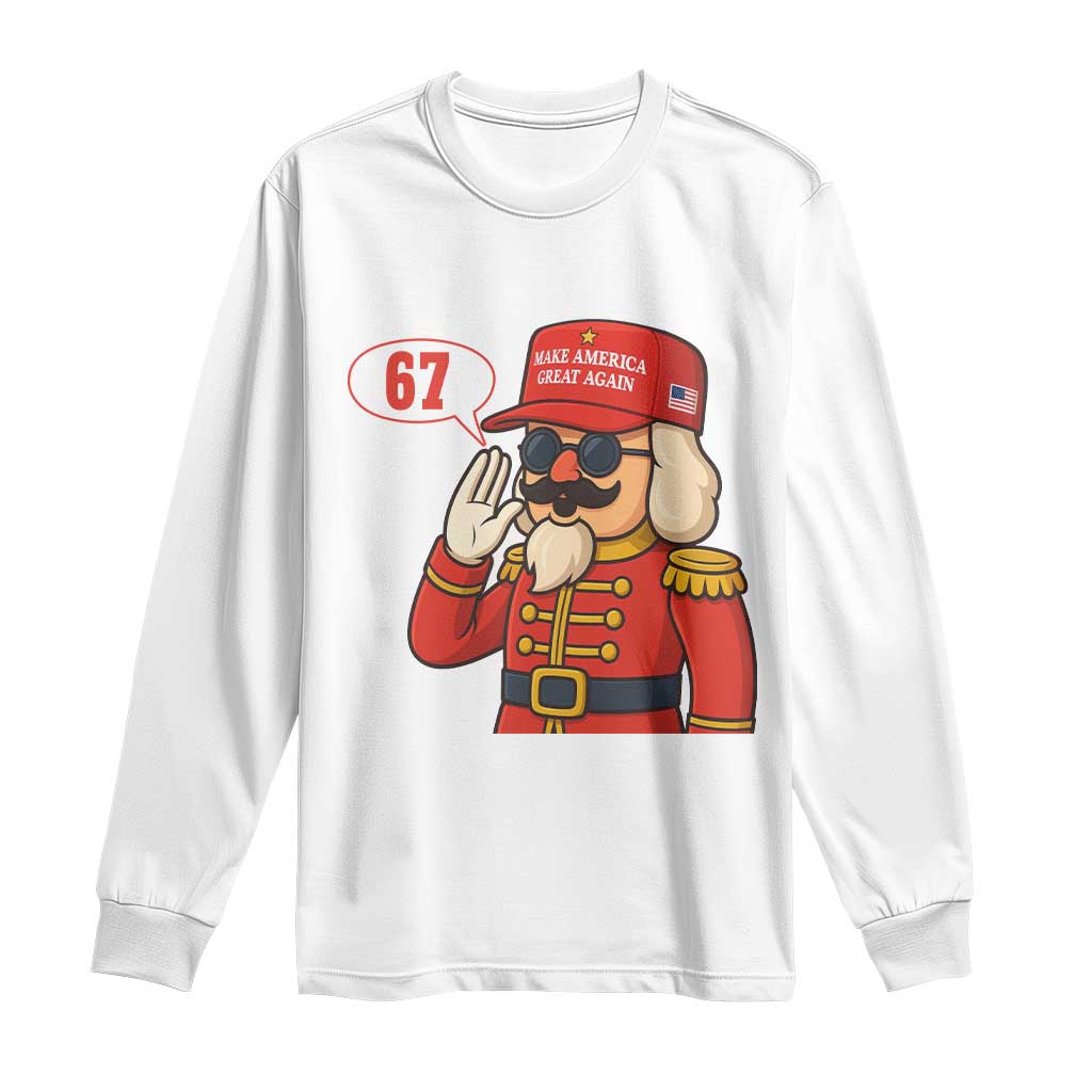 67 Six Seven Christmas Meme Long Sleeve Shirt Funny Nutcracker Make Xmas Great Again - Wonder Print Shop