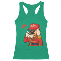 67 Six Seven Christmas Meme Racerback Tank Top Funny Nutcracker Make Xmas Great Again - Wonder Print Shop