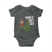 Black Nutcracker Christmas Baby Onesie Who Is Ready For A Nut - Wonder Print Shop