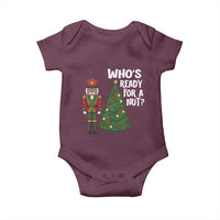 Black Nutcracker Christmas Baby Onesie Who Is Ready For A Nut - Wonder Print Shop