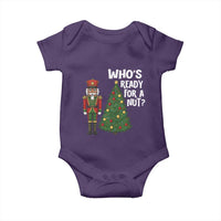 Black Nutcracker Christmas Baby Onesie Who Is Ready For A Nut - Wonder Print Shop