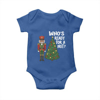 Black Nutcracker Christmas Baby Onesie Who Is Ready For A Nut - Wonder Print Shop