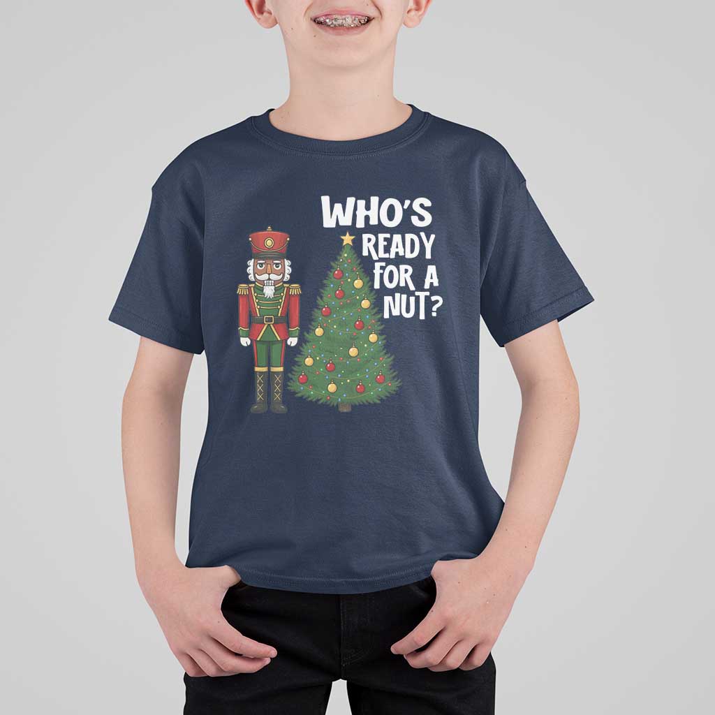 Black Nutcracker Christmas T Shirt For Kid Who Is Ready For A Nut - Wonder Print Shop