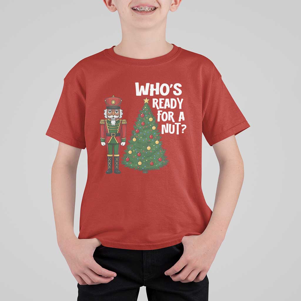 Black Nutcracker Christmas T Shirt For Kid Who Is Ready For A Nut - Wonder Print Shop