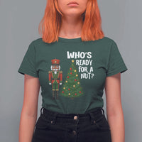 Black Nutcracker Christmas T Shirt For Women Who Is Ready For A Nut - Wonder Print Shop