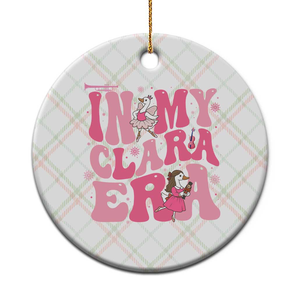 Nutcracker Goose Ballet Ceramic Ornament In My Clara Era - Wonder Print Shop