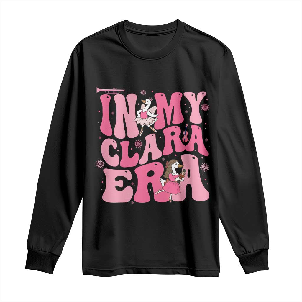 Nutcracker Goose Ballet Long Sleeve Shirt In My Clara Era - Wonder Print Shop
