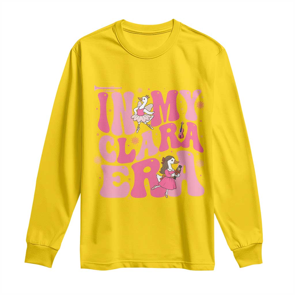 Nutcracker Goose Ballet Long Sleeve Shirt In My Clara Era - Wonder Print Shop