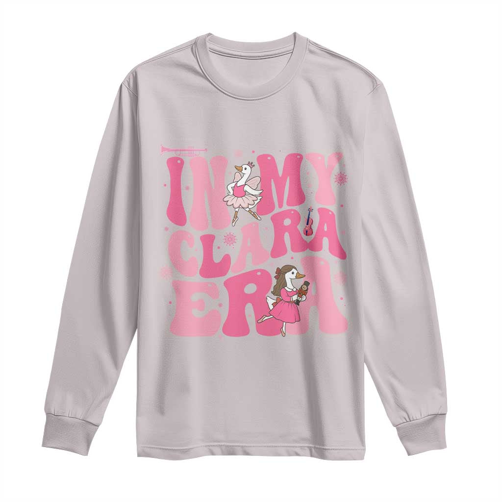 Nutcracker Goose Ballet Long Sleeve Shirt In My Clara Era - Wonder Print Shop