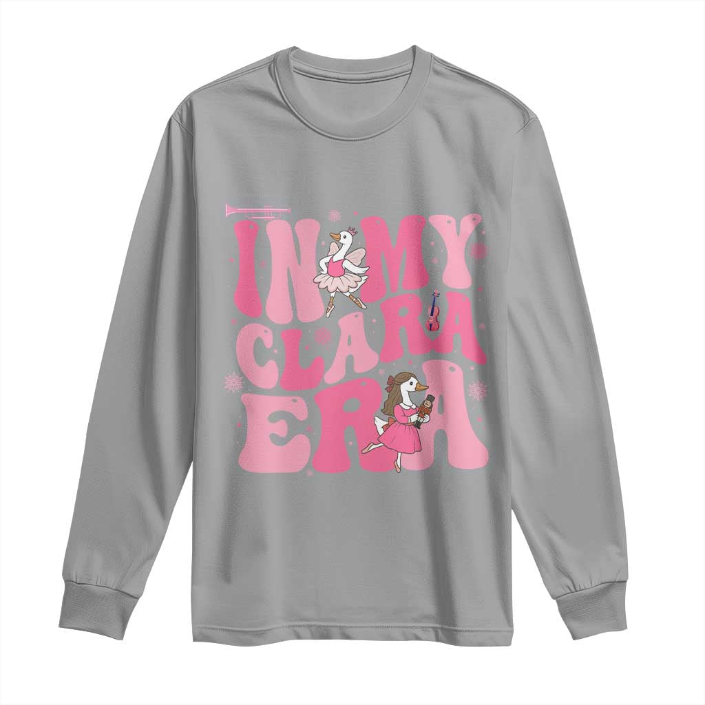 Nutcracker Goose Ballet Long Sleeve Shirt In My Clara Era - Wonder Print Shop