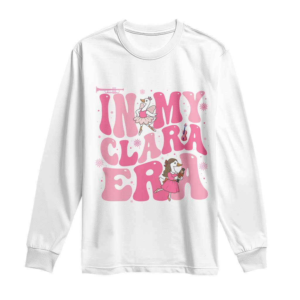 Nutcracker Goose Ballet Long Sleeve Shirt In My Clara Era - Wonder Print Shop