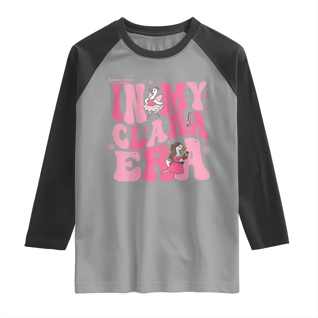 Nutcracker Goose Ballet Raglan Shirt In My Clara Era - Wonder Print Shop