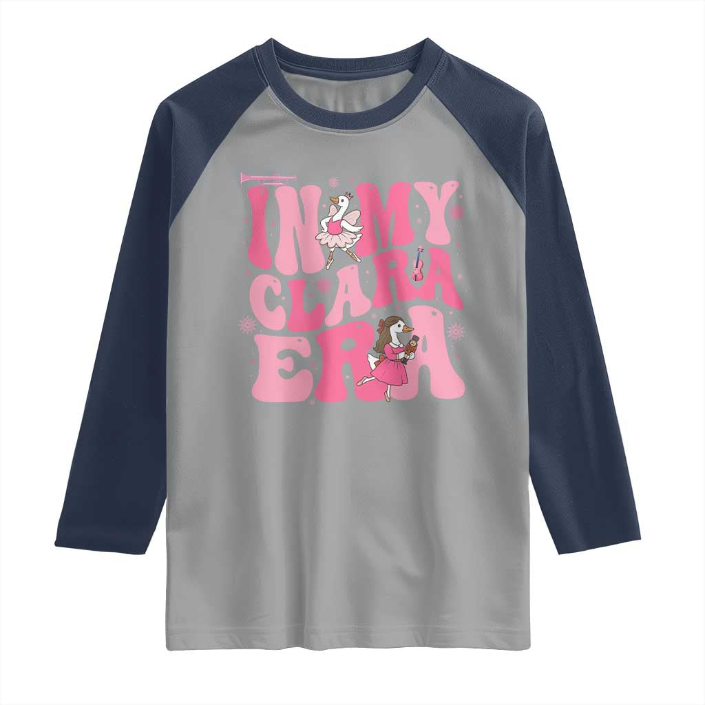Nutcracker Goose Ballet Raglan Shirt In My Clara Era - Wonder Print Shop