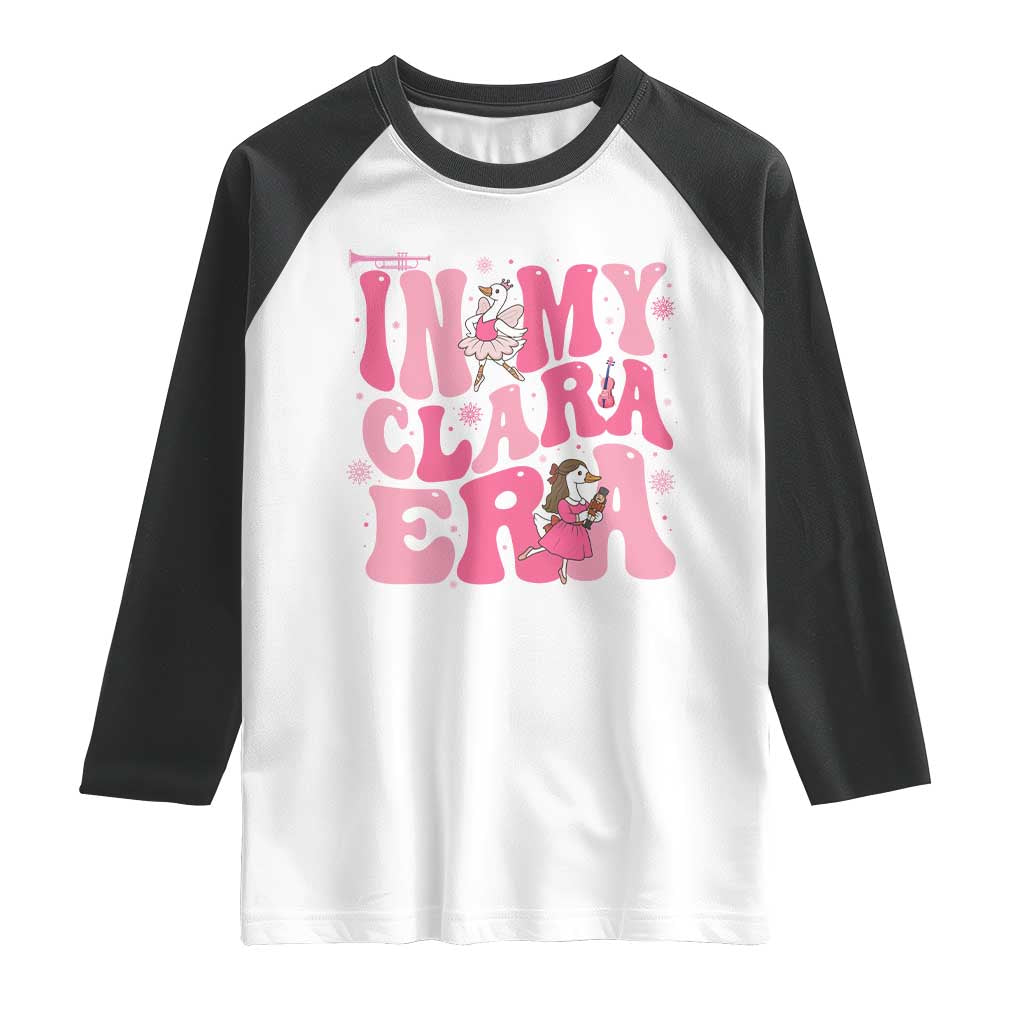 Nutcracker Goose Ballet Raglan Shirt In My Clara Era - Wonder Print Shop