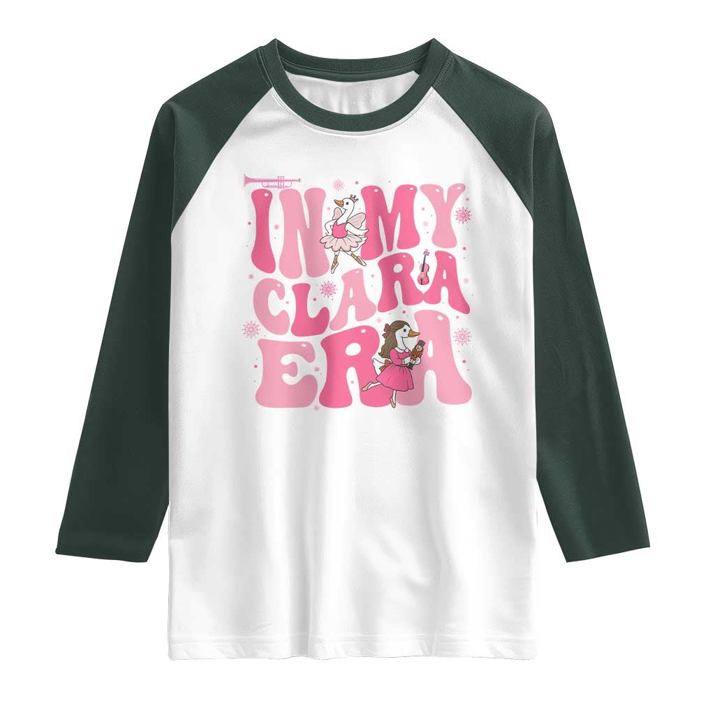 Nutcracker Goose Ballet Raglan Shirt In My Clara Era - Wonder Print Shop