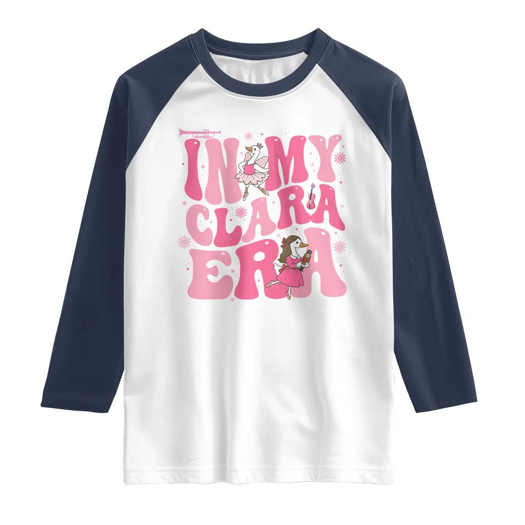 Nutcracker Goose Ballet Raglan Shirt In My Clara Era - Wonder Print Shop